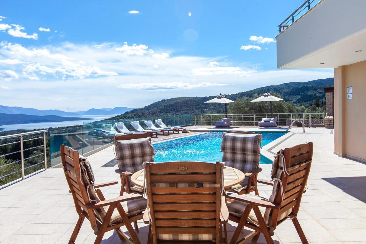 Alivia Lefkas Luxury Villas Apolpaina Extérieur photo